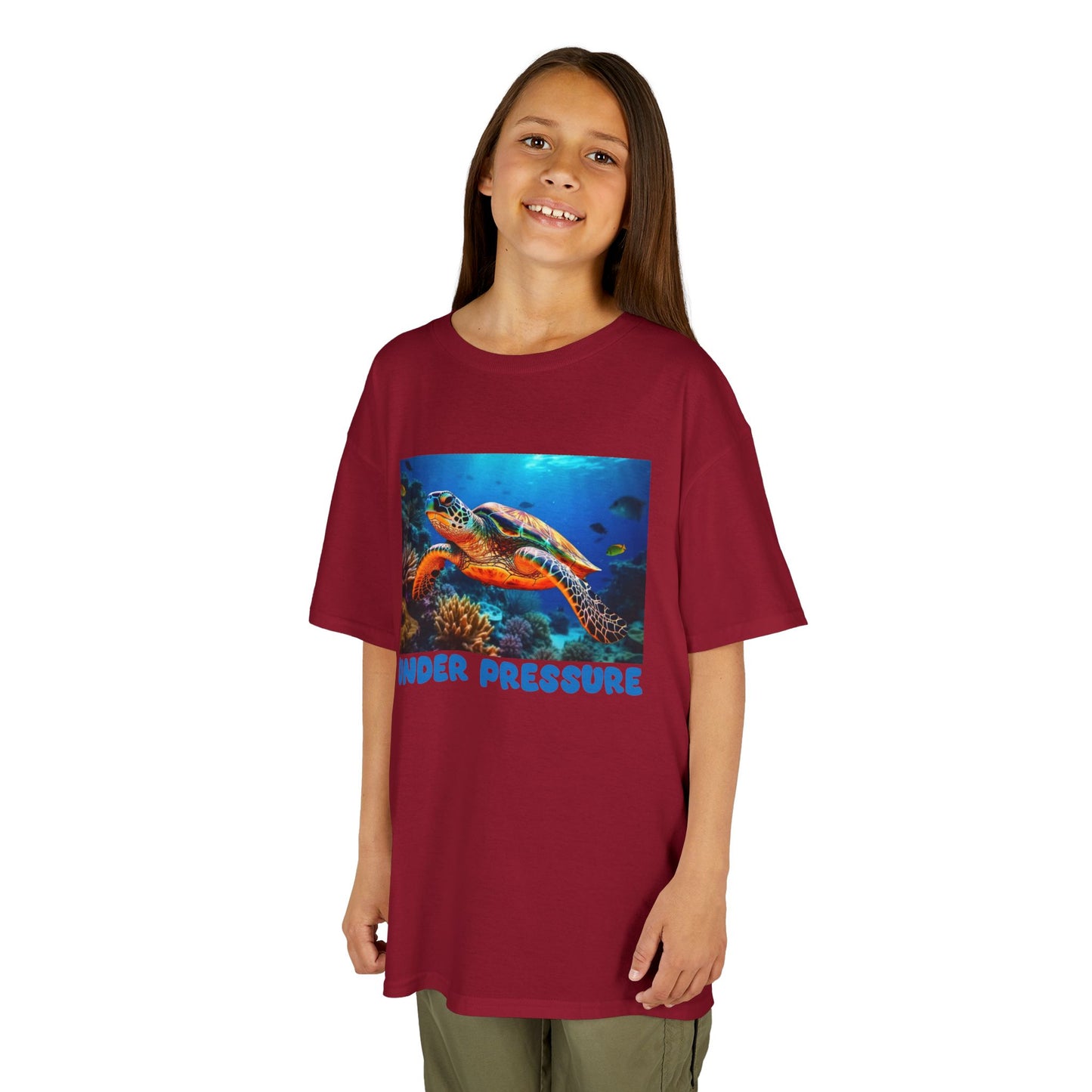 Kids' Under Pressure Sea Turtle T-shirt - 15 colors