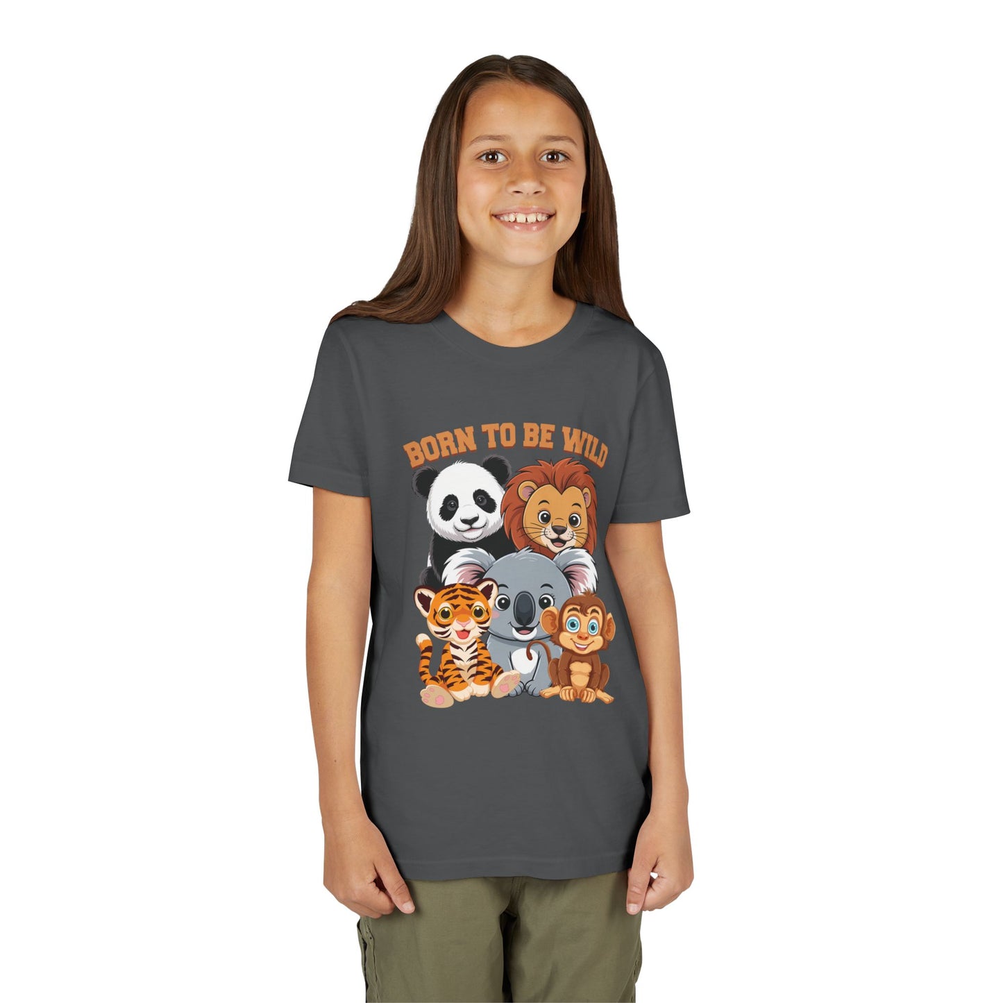 Born to Be Wild Animal Friends Kids T-Shirt