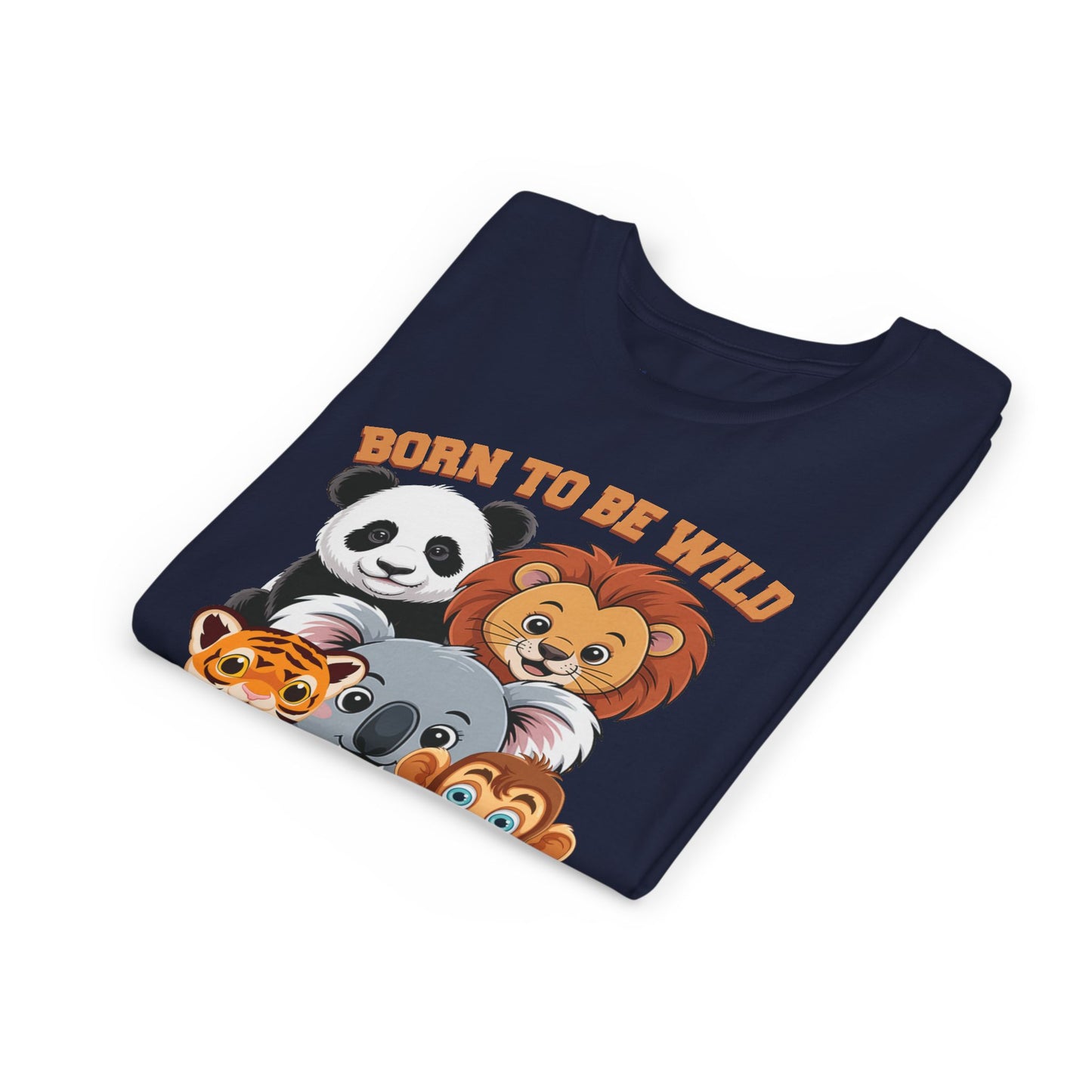 Born to Be Wild Animal Friends Kids T-Shirt