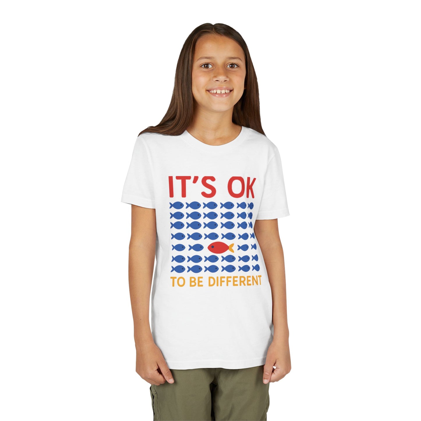 It's OK To Be Different Fishy Friends Kids T-Shirt