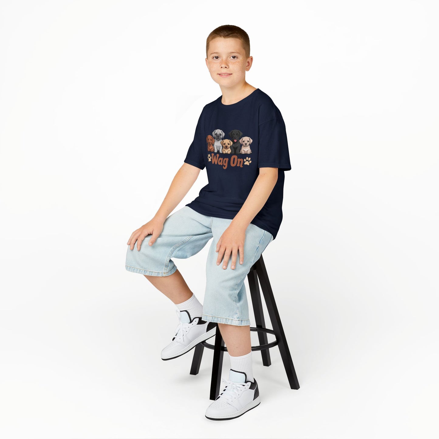 Kids' Wag On Furry Puppies T-Shirt