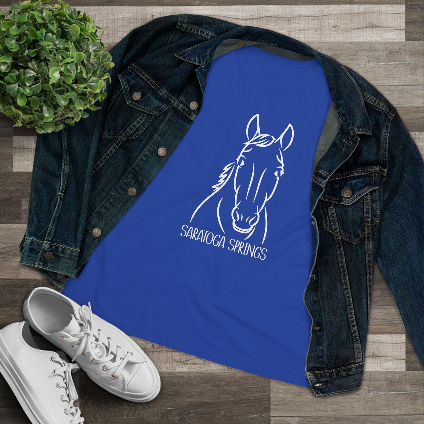 Saratoga Filly Women's Semi-Relaxed Color T-Shirt