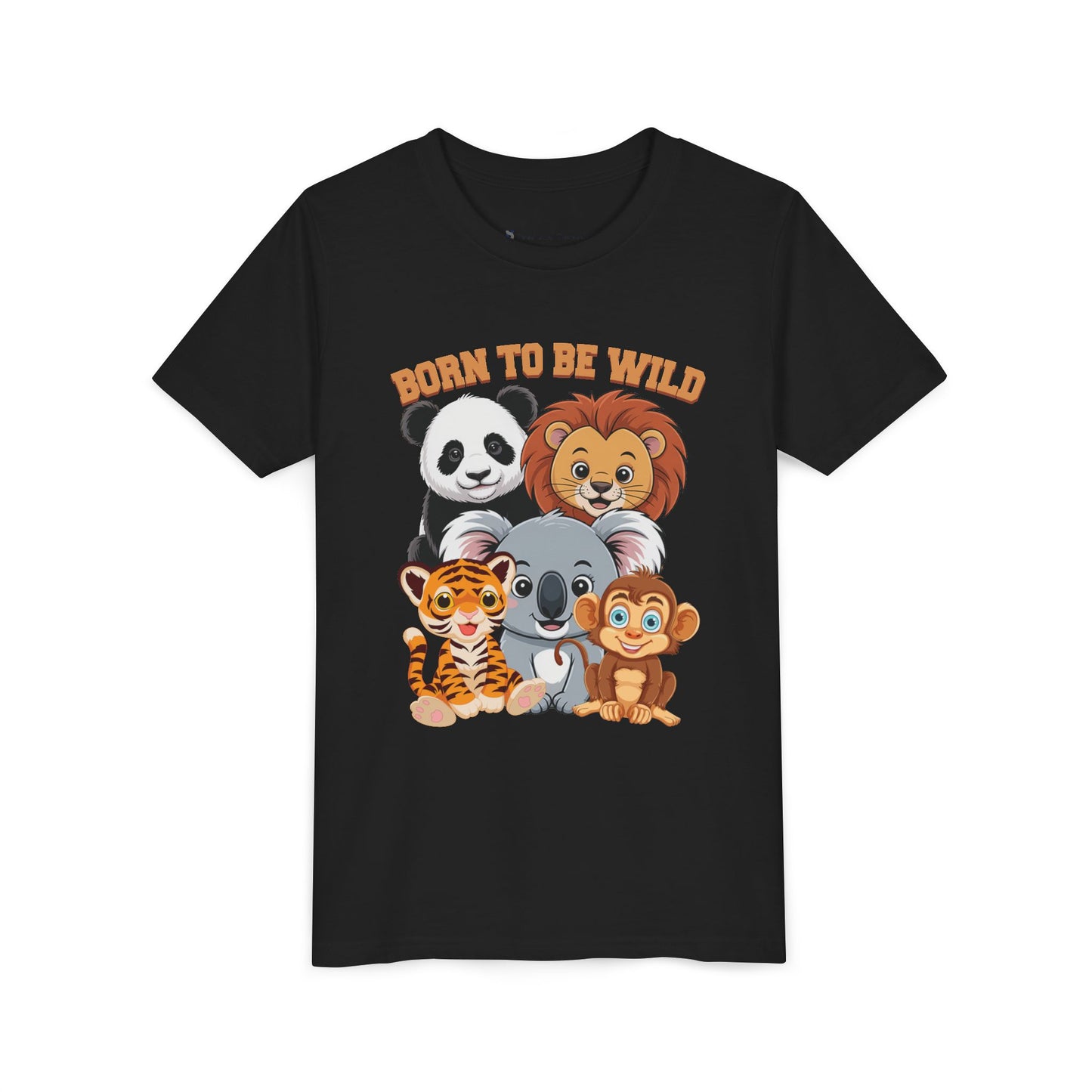 Born to Be Wild Animal Friends Kids T-Shirt