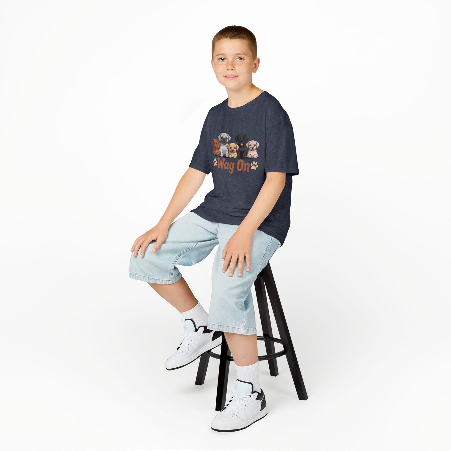 Kids' Wag On Furry Puppies T-Shirt