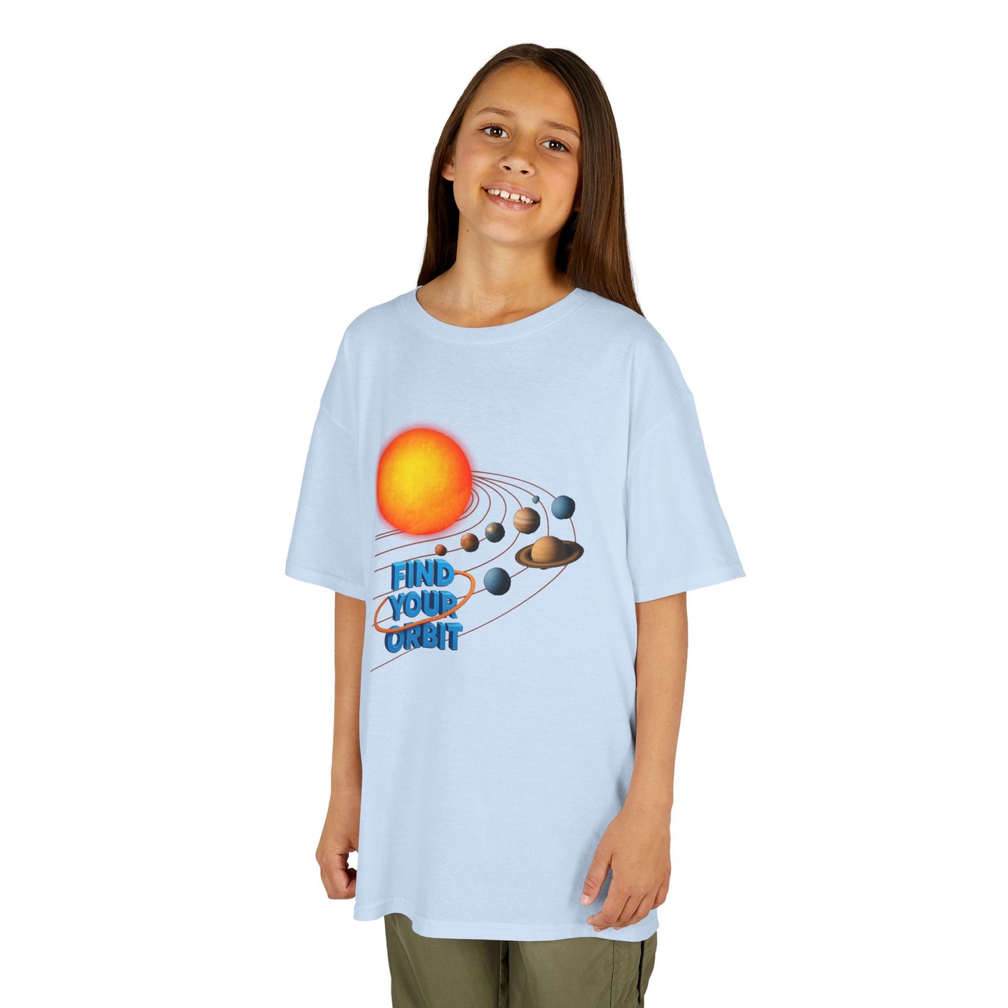 Kids' Find Your Orbit Planets T-shirt - 13 colors