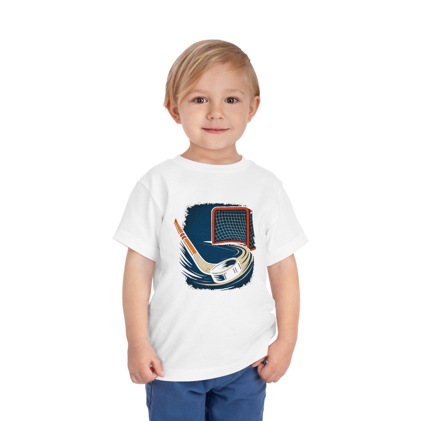 Hockey Slapshot Cute Toddler Tee - 8 colors