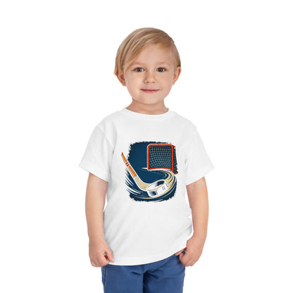 Hockey Slapshot Cute Toddler Tee - 8 colors