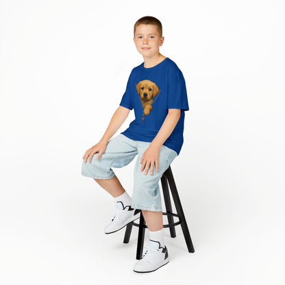Kids' Peeking Puppy T-shirt - 15 colors