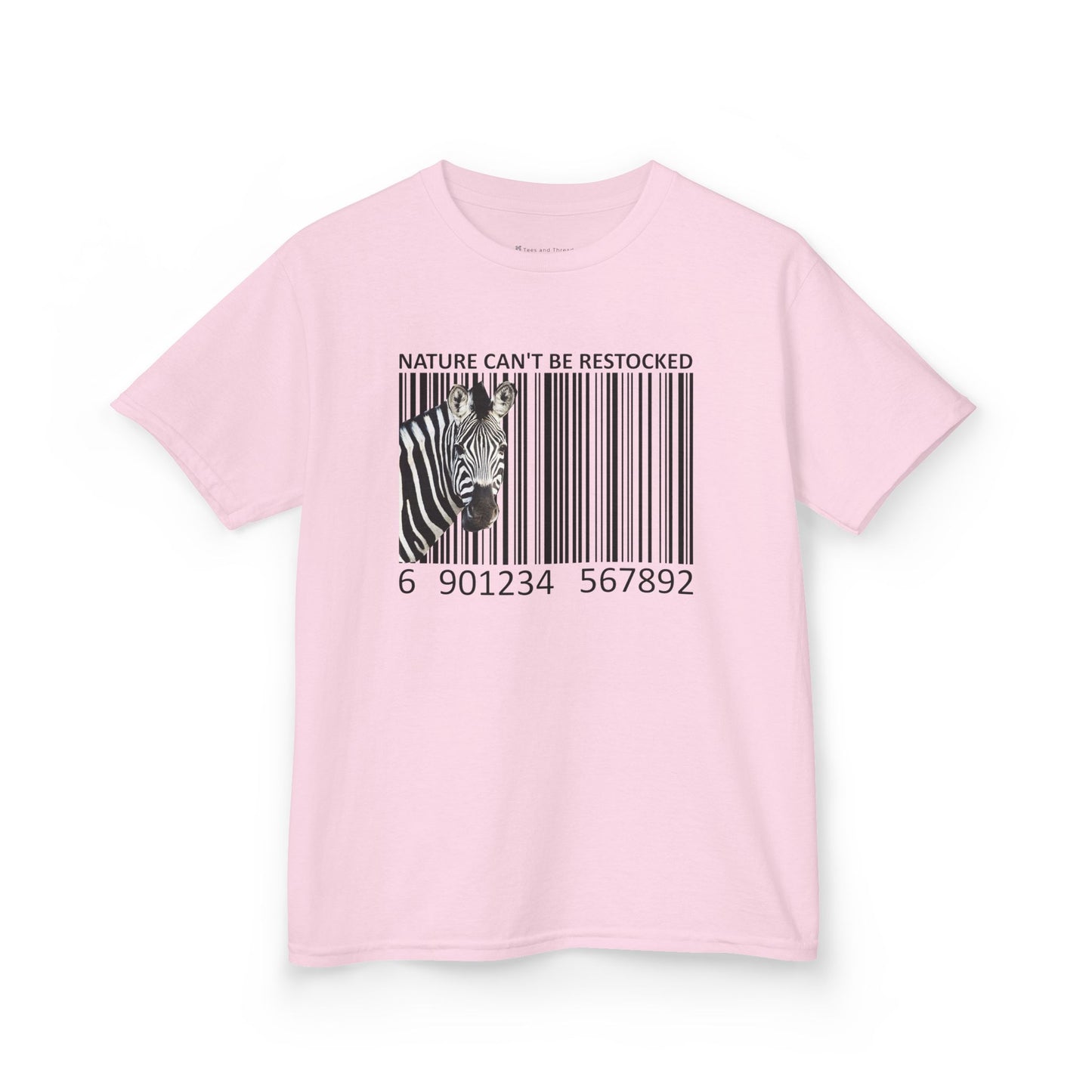 Kids' Nature Can't Be Restocked Zebra T-shirt - 10 colors