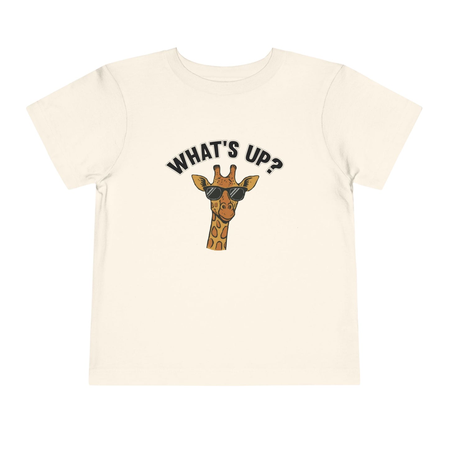 What's Up Cute Giraffe Toddler Tee - 6 colors