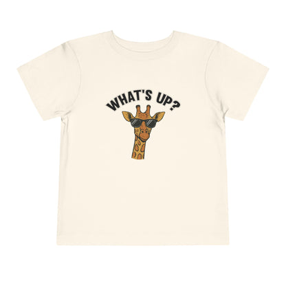 What's Up Cute Giraffe Toddler Tee - 6 colors