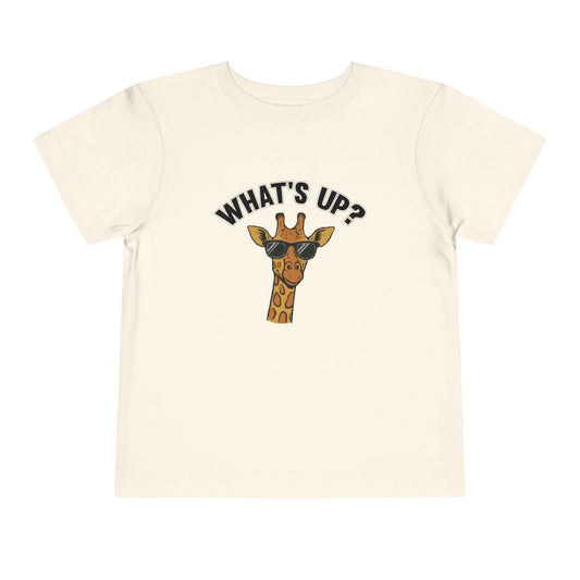 What's Up Cute Giraffe Toddler Tee - 6 colors