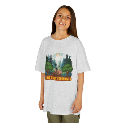 Kids' Leave Only Footprints Forest T-Shirt - 18 colors