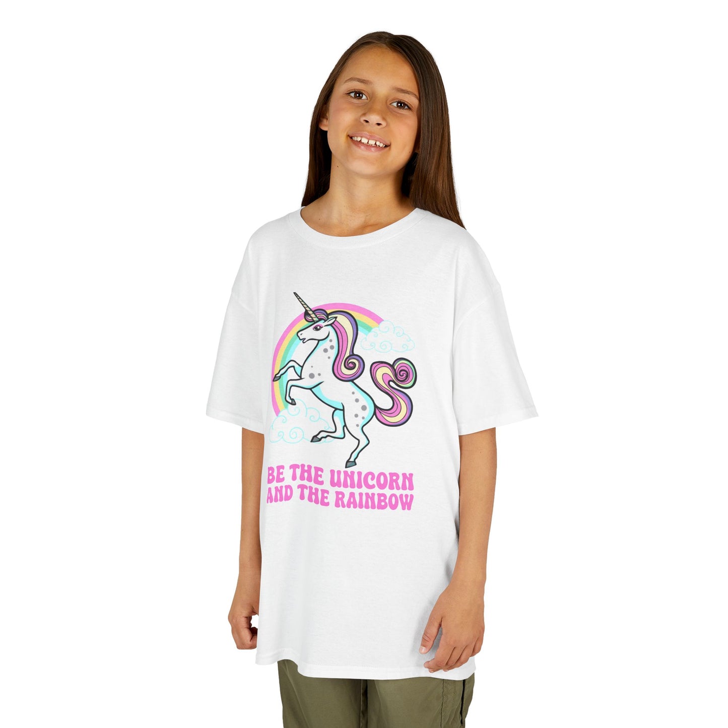 Kids' Be The Unicorn and The Rainbow T-Shirt - 17 Colors