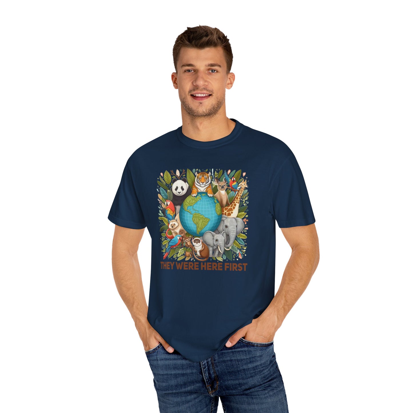 They Were Here First Animal T-shirt - 15 colors