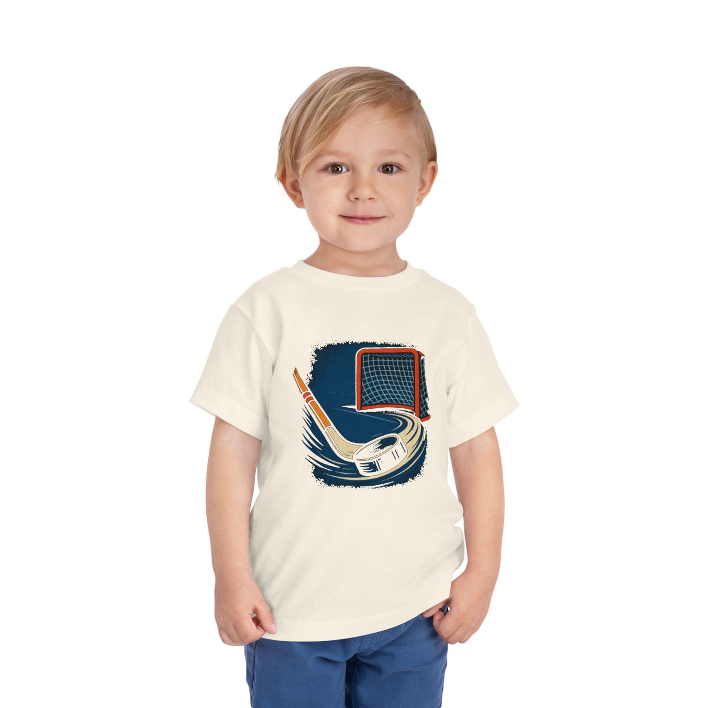 Hockey Slapshot Cute Toddler Tee - 8 colors