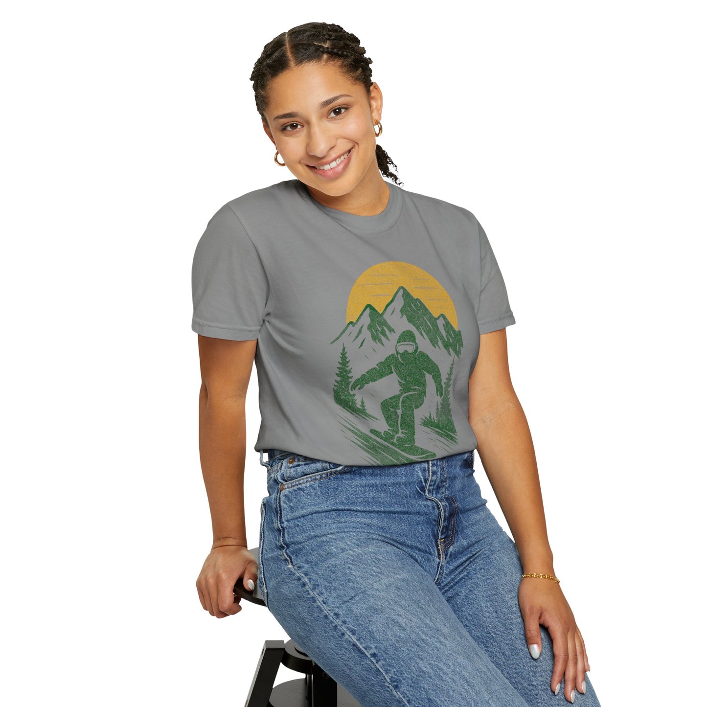 Snowboard Sundown Unisex T-Shirt - 10 colors