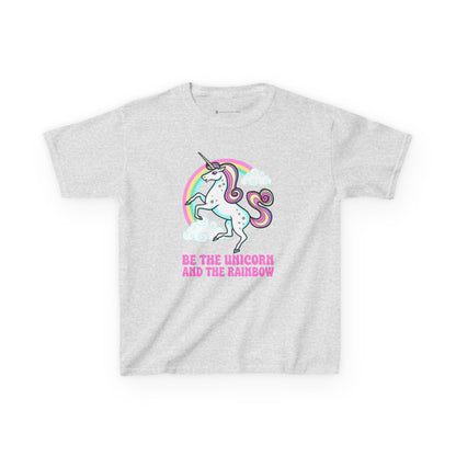 Kids' Be The Unicorn and The Rainbow T-Shirt - 17 Colors