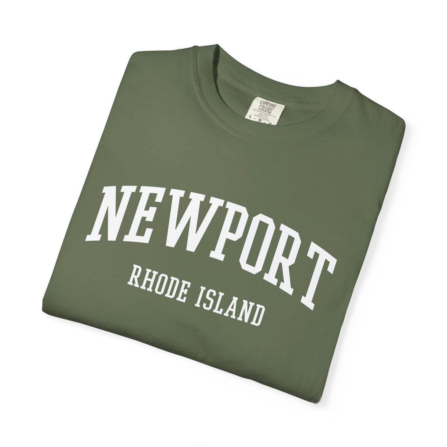 Newport Rhode Island Classic Block T-shirt - 15 colors
