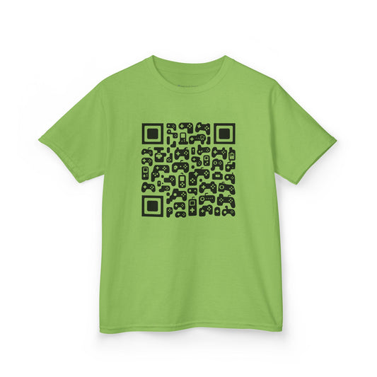 Kids' Gaming QR Code T-shirt - 7 colors
