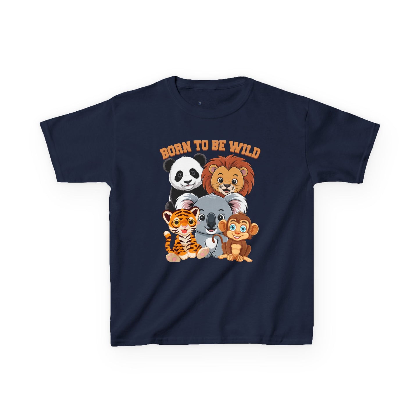 Kids' Born to Be Wild Animal Friends T-Shirt - 18 colors