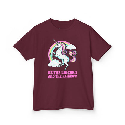 Kids' Be The Unicorn and The Rainbow T-Shirt - 17 Colors