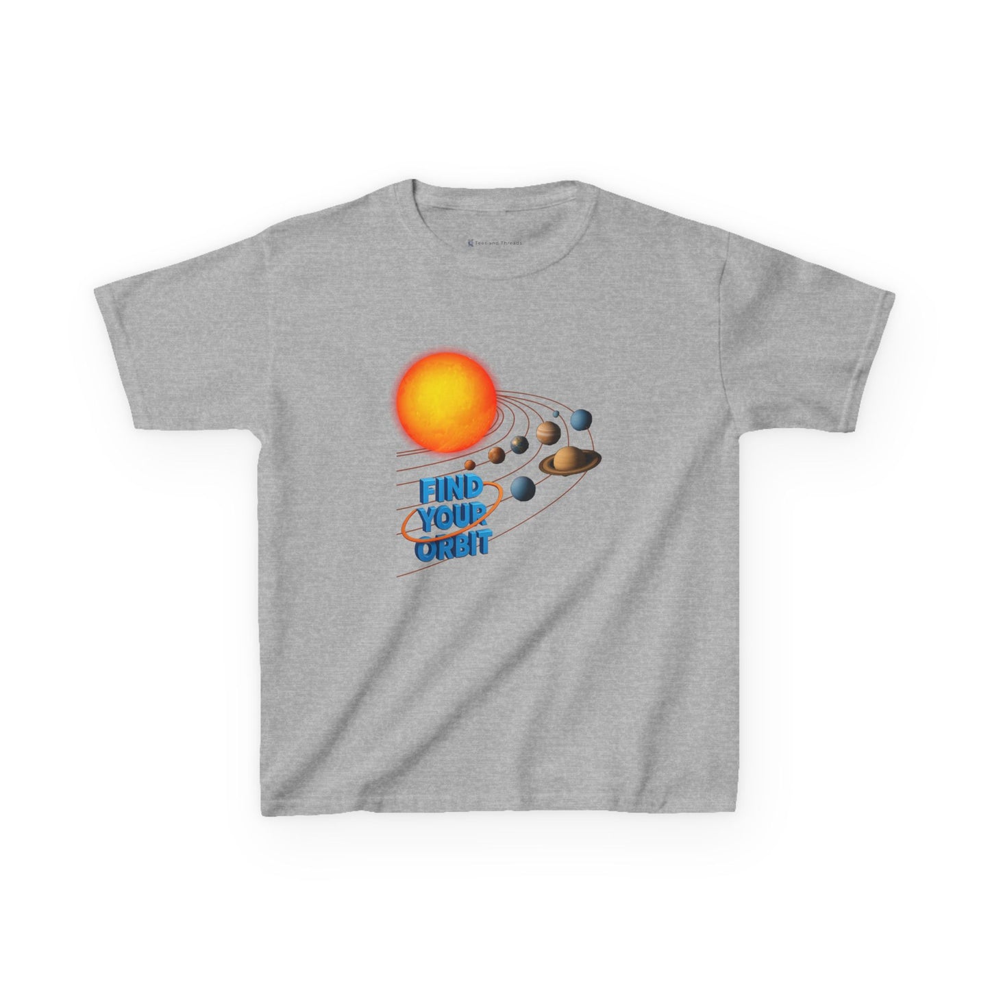 Kids' Find Your Orbit Planets T-shirt - 13 colors