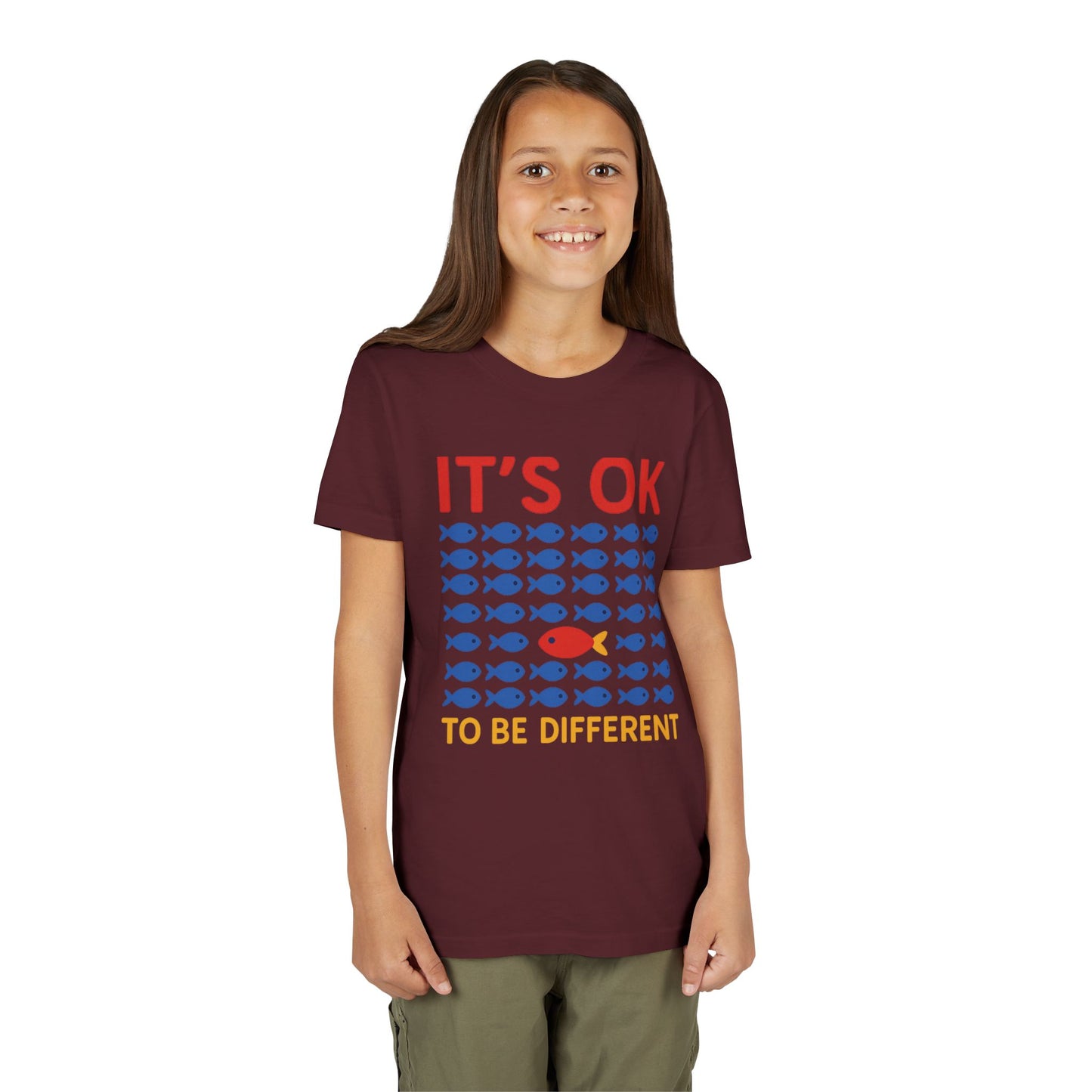 It's OK To Be Different Fishy Friends Kids T-Shirt