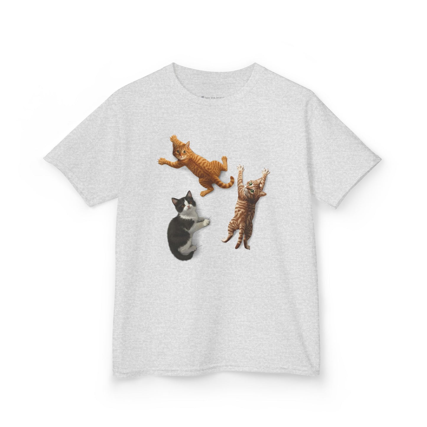 Kids' Clinging Kittens T-Shirt - 14 colors