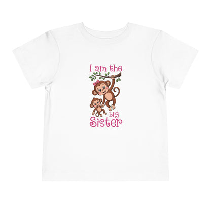 I Am The Big Sister Cute Toddler Tee - 7 colors