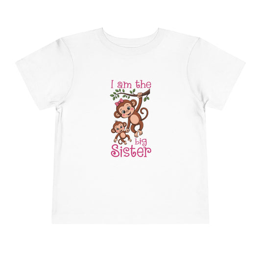 I Am The Big Sister Cute Toddler Tee - 7 colors