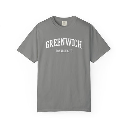 Greenwich CT Classic Block T-shirt - 15 colors