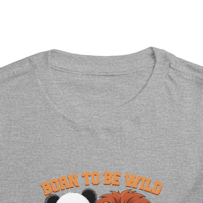Born To Be Wild Cute Animals Toddler Tee - 8 colors