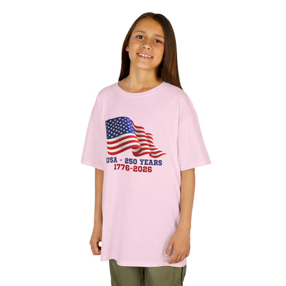 Kids' USA 250 Years Birthday 1776-2026 T-shirt - 15 colors