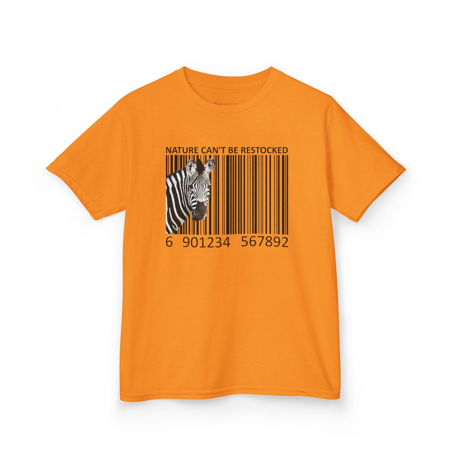 Kids' Nature Can't Be Restocked Zebra T-shirt - 10 colors