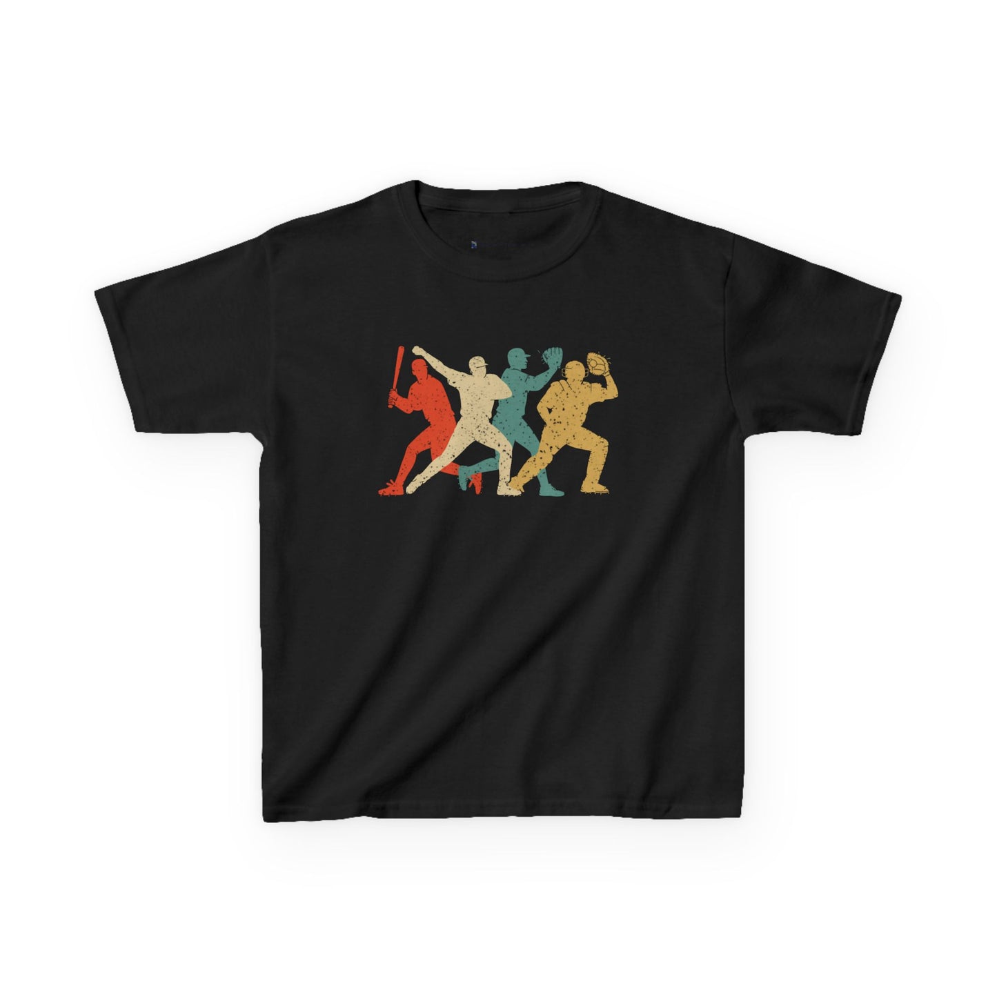 Kids' Baseball Shadows T-Shirt - 13 colors