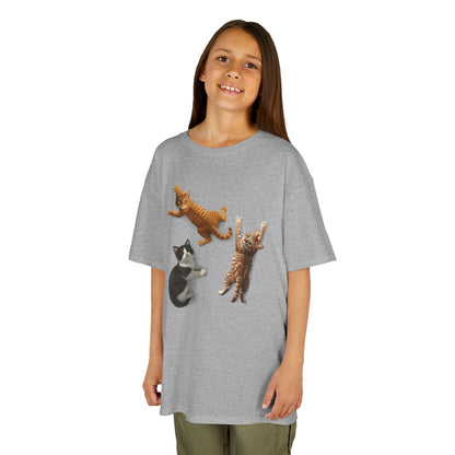 Kids' Clinging Kittens T-Shirt - 14 colors