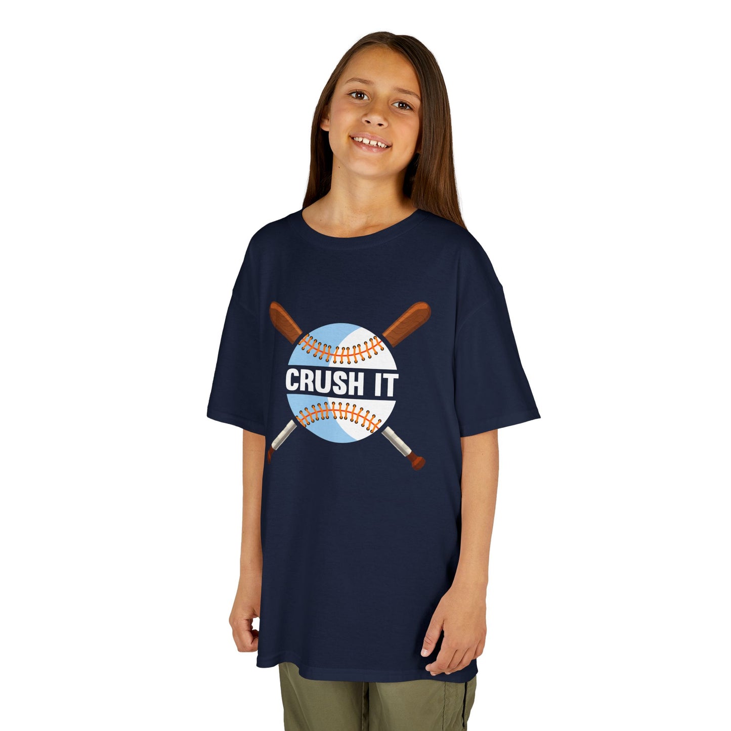 Kids' Crush It Baseball T-Shirt - 8 colors