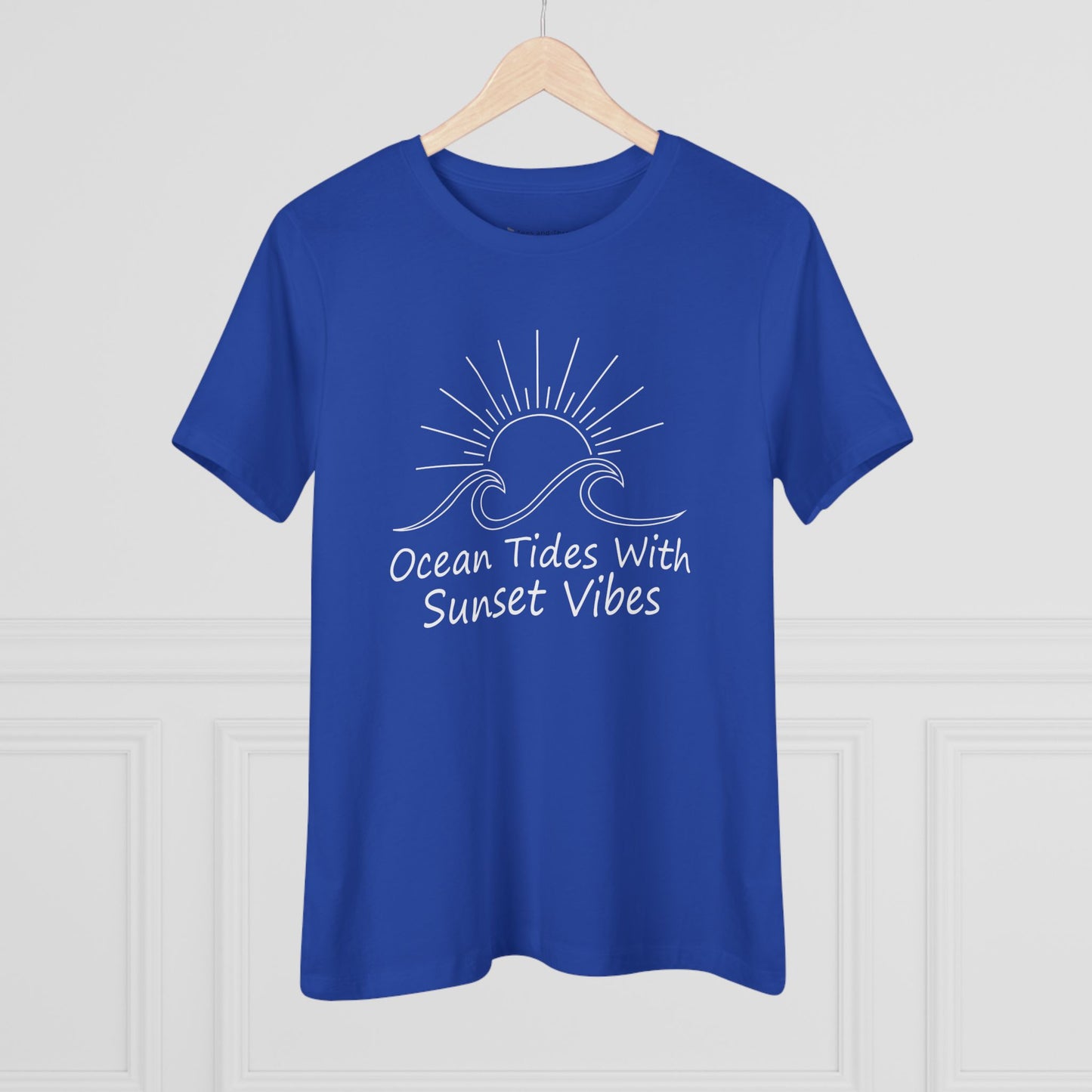 Women's Ocean Tides Sunset Vibes Semi-Relaxed T-Shirt - 8 colors