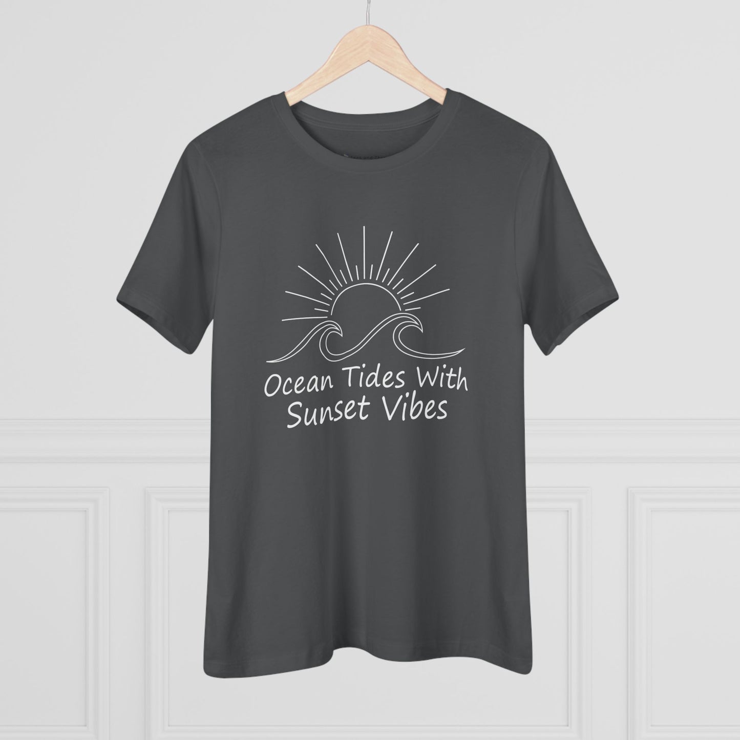 Women's Ocean Tides Sunset Vibes Semi-Relaxed T-Shirt - 8 colors