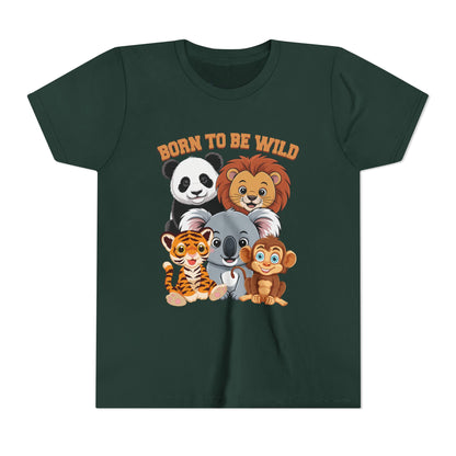 Born to Be Wild Animal Friends Kids T-Shirt