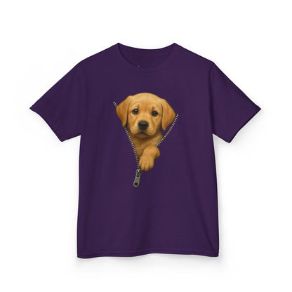 Kids' Peeking Puppy T-shirt - 15 colors