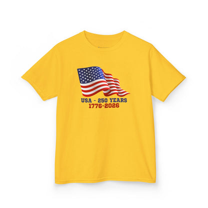 Kids' USA 250 Years Birthday 1776-2026 T-shirt - 15 colors