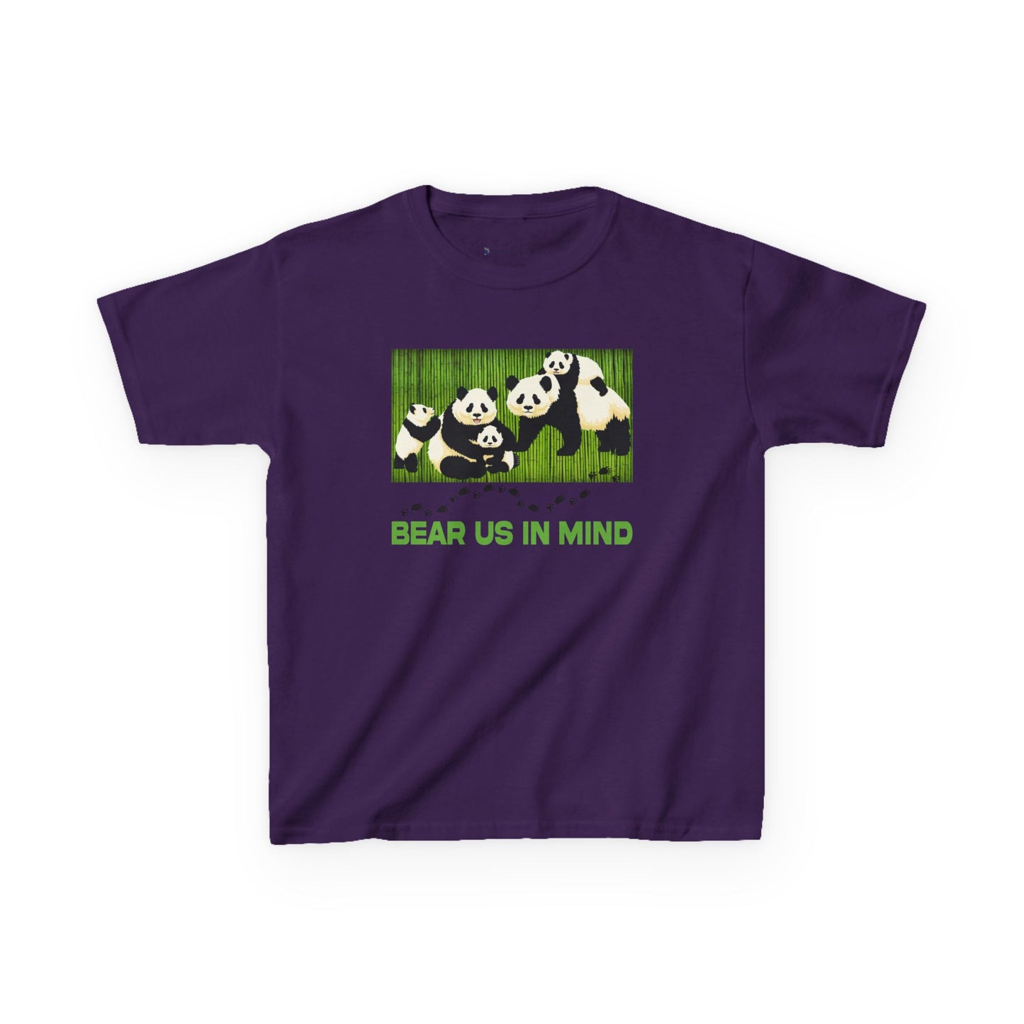 Kids' Bear Us In Mind Panda T-Shirt - 15 colors