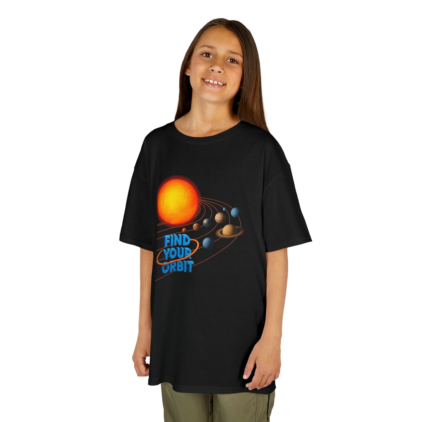 Kids' Find Your Orbit Planets T-shirt - 13 colors
