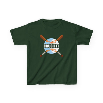 Kids' Crush It Baseball T-Shirt - 8 colors