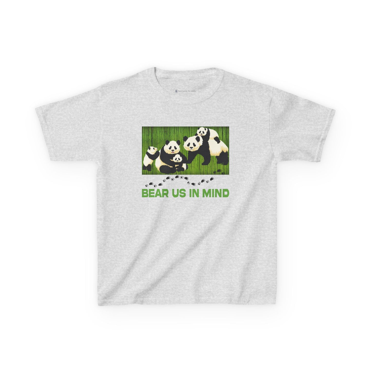 Kids' Bear Us In Mind Panda T-Shirt - 15 colors
