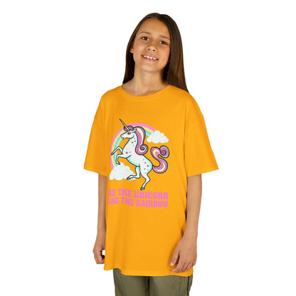 Kids' Be The Unicorn and The Rainbow T-Shirt - 17 Colors