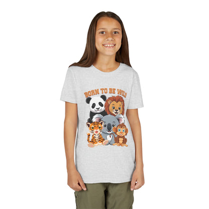 Born to Be Wild Animal Friends Kids T-Shirt