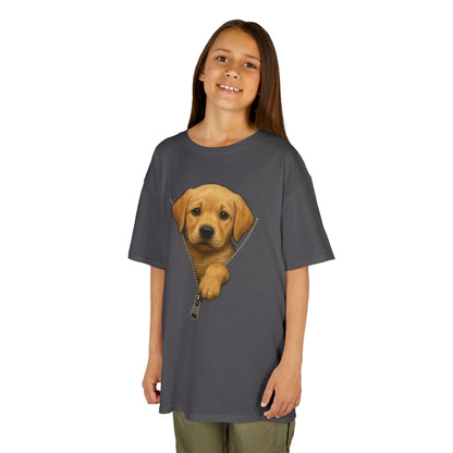 Kids' Peeking Puppy T-shirt - 15 colors